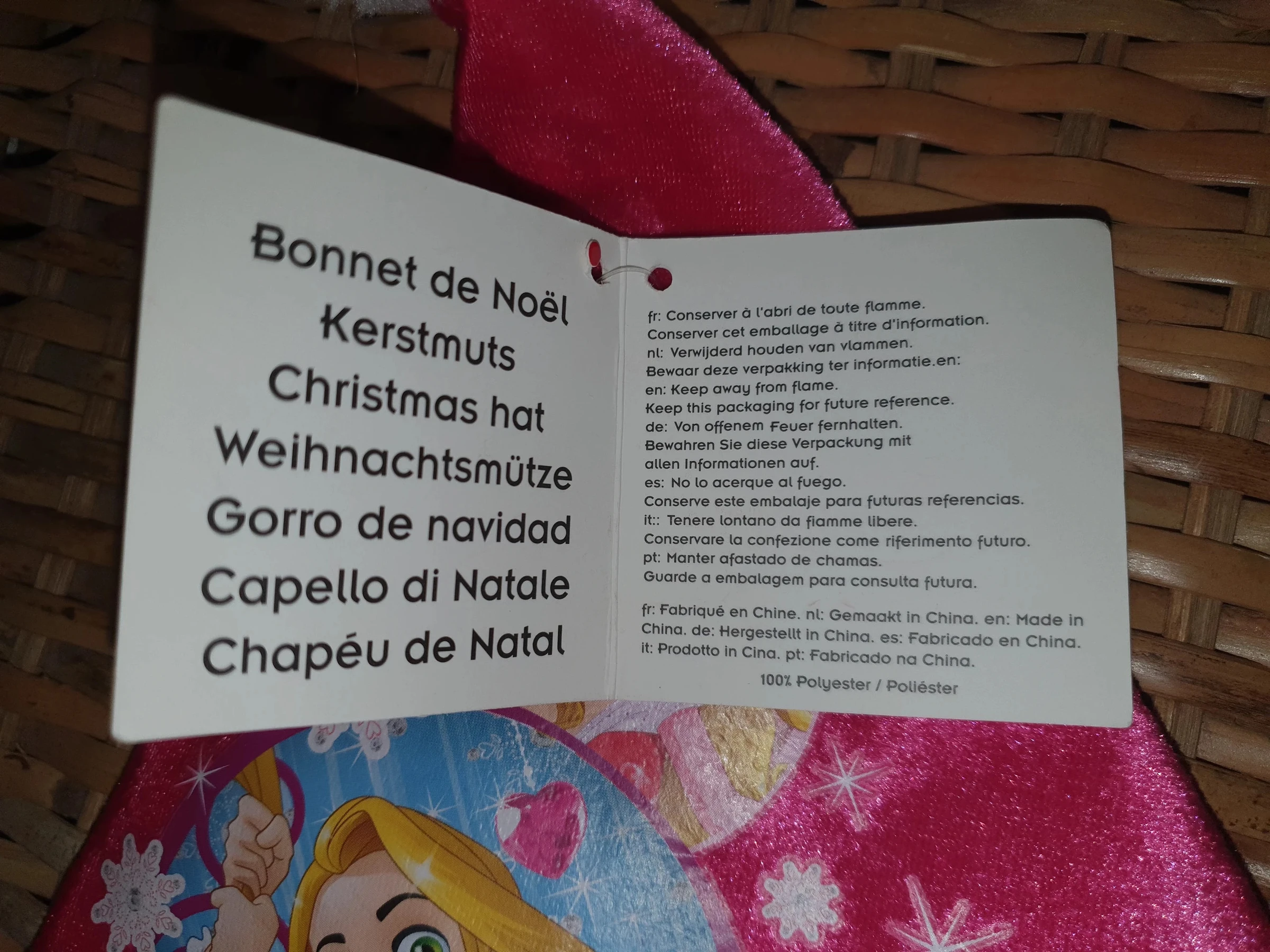 Boné de natal princesas – photo 2